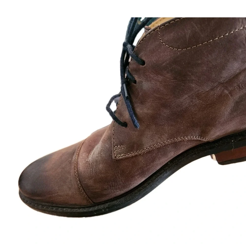 Bostonian Men's Sz 9‎ 1/2 M Dark Brown Treymore Mid-Ankle Chukka Dress Boots
